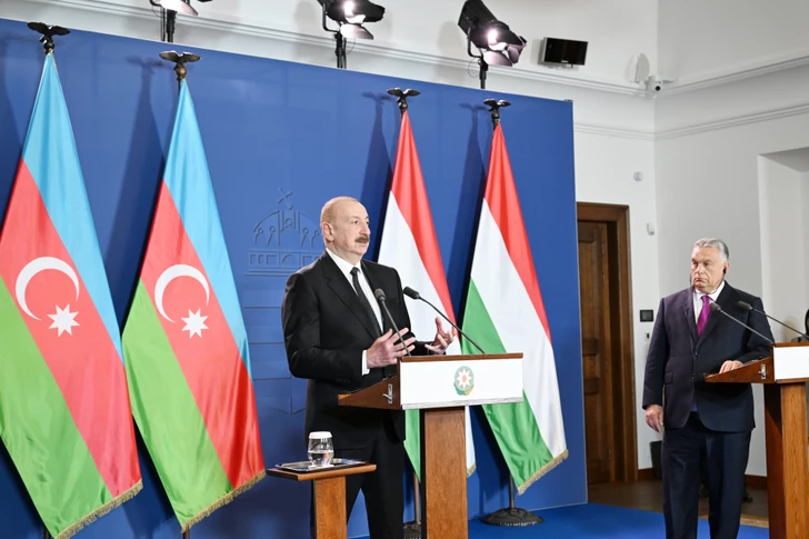 Media.az - Новости Азербайджана - Президент Азербайджана и премьер-министр Венгрии выступили с заявлениями для прессы