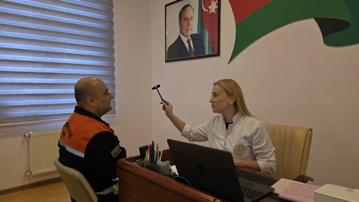 Media.az - Новости Азербайджана - Госпиталь Медицинской службы МЧС провел диспансеризацию сотрудников в Аранском регионе