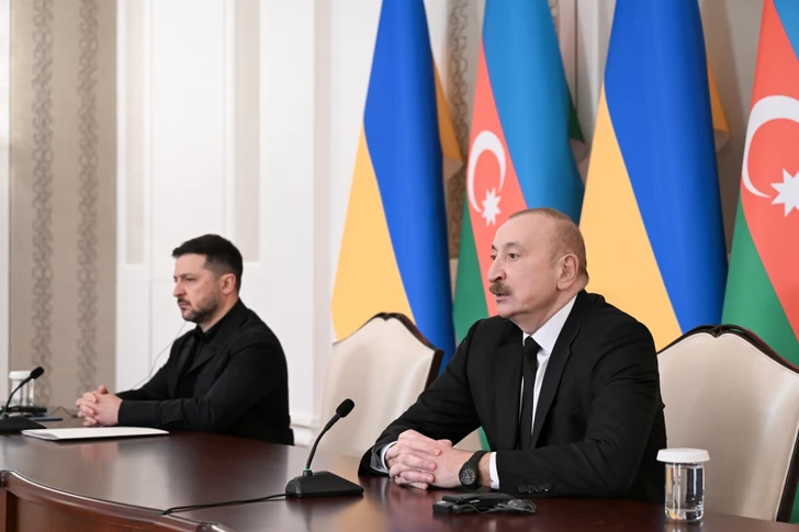 Media.az - Новости Азербайджана - Президенты Азербайджана и Украины выступили с заявлениями для прессы