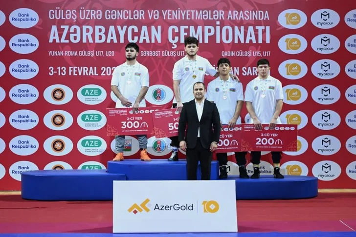 В Гяндже определились чемпионы Азербайджана по борьбе U-17