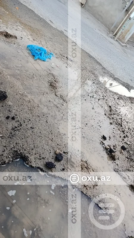 Media.az - Новости Азербайджана - В Баку произошла утечка воды, затоплена дорога «Баксол»