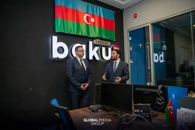 Media.az - Новости Азербайджана - Посол Беларуси в Азербайджане посетил офис Baku TV