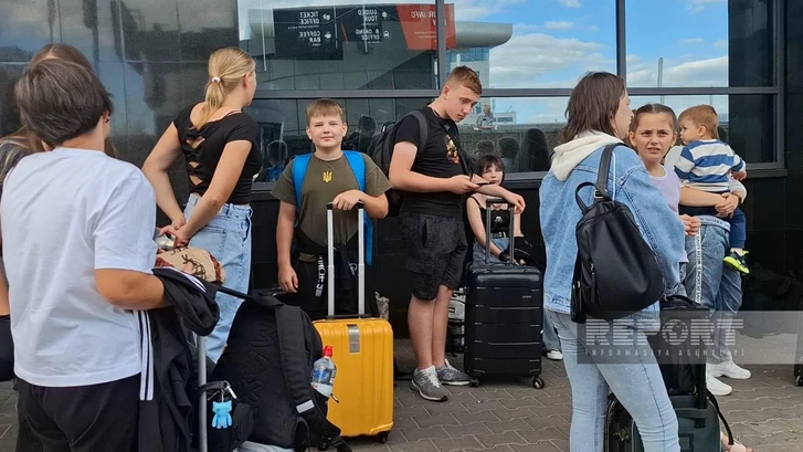 Media.az - Новости Азербайджана - Очередная группа украинских детей отправлена в Азербайджан на реабилитацию