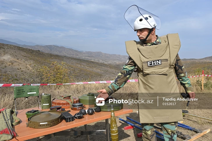 Media.az - Новости Азербайджана - Разминирование в Агдаме: саперам помогают дистанционно управляемые роботы
