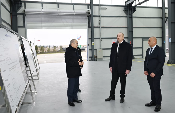 Media.az - Новости Азербайджана - Президент принял участие в открытии завода в Сумгайытском промпарке
