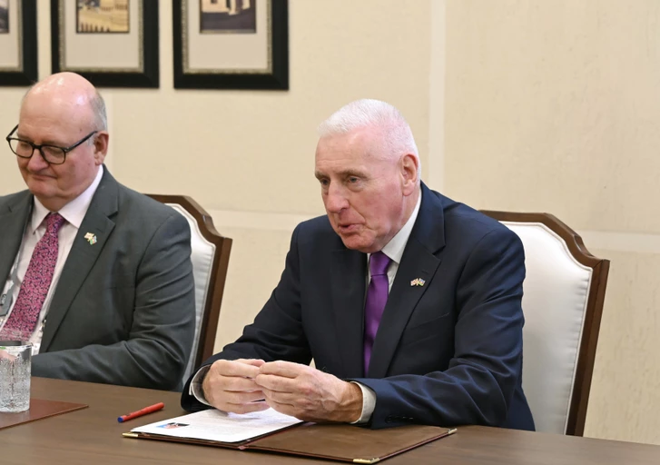 Media.az - Новости Азербайджана - Ильхам Алиев принял государственного министра обороны Великобритании