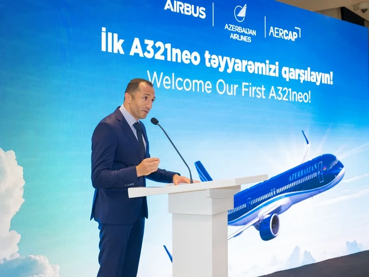 Media.az - Новости Азербайджана - Первый самолет нового поколения Airbus A321neo авиакомпании AZAL прибыл в Баку