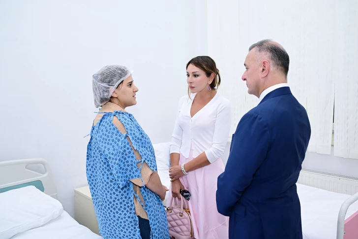 Media.az - Новости Азербайджана - Первый вице-президент Мехрибан Алиева посетила Научно-исследовательский институт педиатрии
