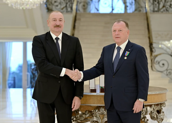 Media.az - Новости Азербайджана - Президент Ильхам Алиев принял президента Международной федерации дзюдо