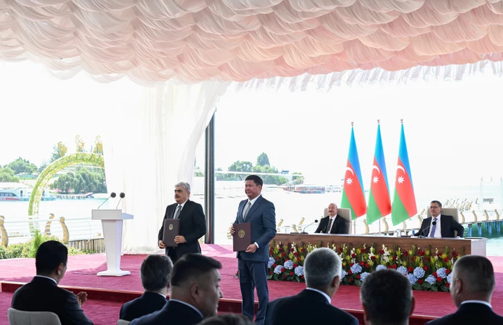 Media.az - Новости Азербайджана - Между президентами Азербайджана и Кыргызстана состоялась церемония обмена документами
