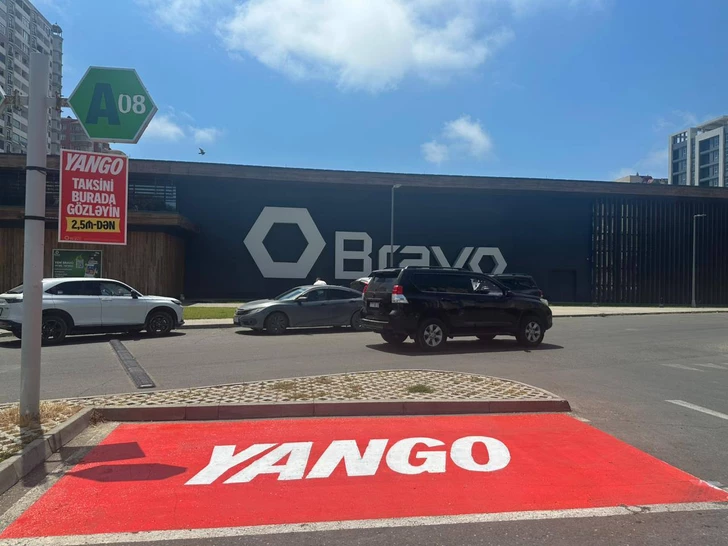 Media.az - Новости Азербайджана - Yango Ride и Bravo, Crescent Mall, Deniz Mall запустили выделенные зоны посадки в Баку