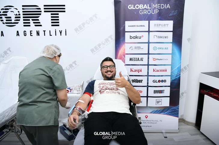 Media.az - Новости Азербайджана - Global Media Group внесла вклад в обеспечение запасов донорской крови в Азербайджане