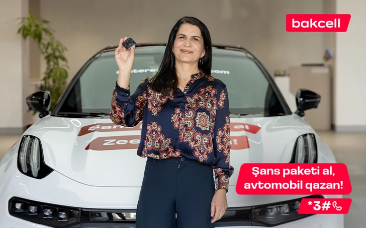 Люксовый автомобиль выигран с «Шанс»-пакетом за 1 манат! Пусть следующий автомобиль будет твоим!