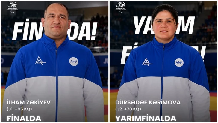 Азербайджанские парадзюдоисты успешно выступают на чемпионате Европы в Германии