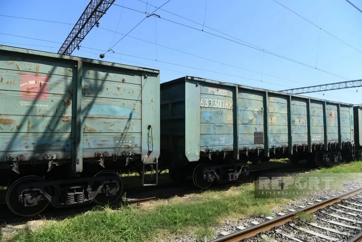 Media.az - Новости Азербайджана - Через Азербайджан в Армению отправлен поезд с пшеницей и углем из России