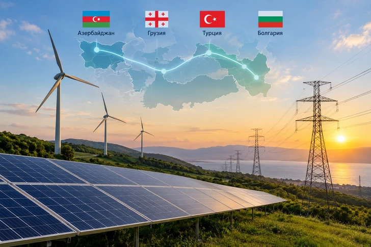 Проект зеленого энергокоридора Азербайджан-Грузия-Турция-Болгария продвигается вперед