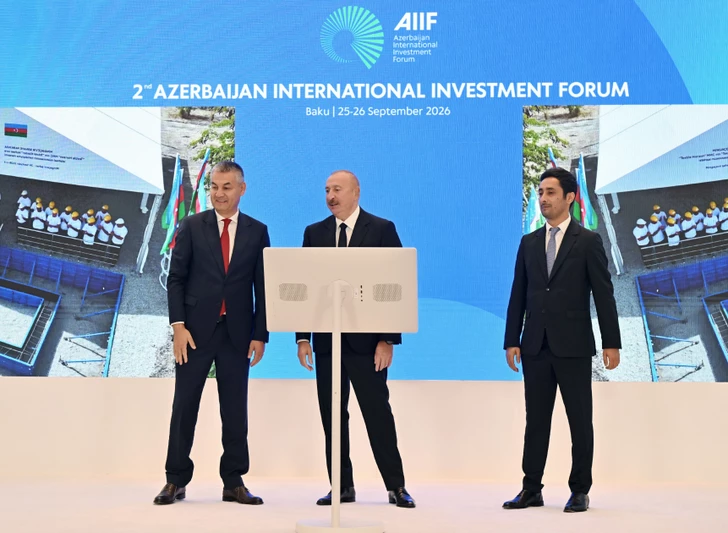 Media.az - Новости Азербайджана - При участии Ильхама Алиева в онлайн-формате заложен фундамент предприятия в Мингячевирском промпарке