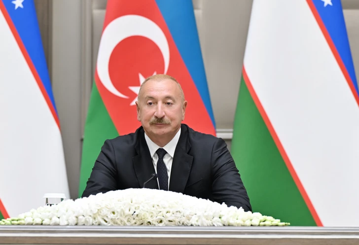 Президент Ильхам Алиев: Азербайджан и Узбекистан имеют четкий план продвижения вперед