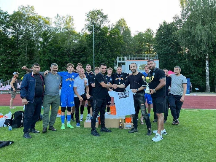 Команда «Виймси ФК Карабах» заняла второе место на турнире по мини-футболу