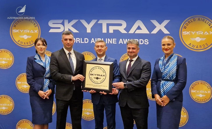 Azerbaijan Airlines признана лучшей региональной авиакомпанией Центральной Азии и СНГ на World Airli
