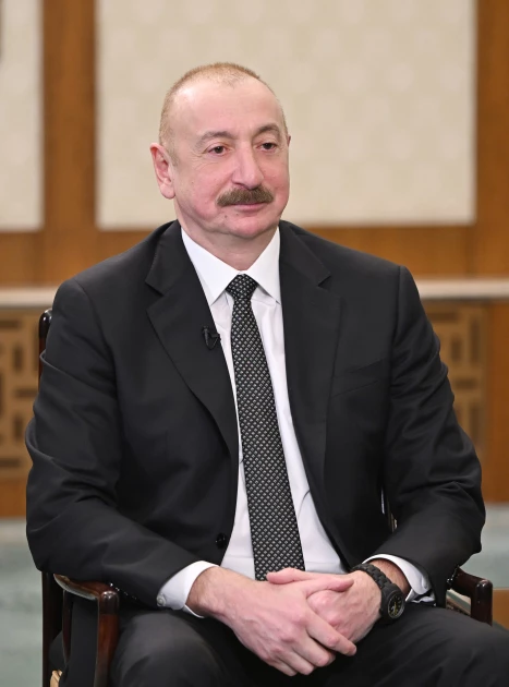 Media.az - Новости Азербайджана - Президент Ильхам Алиев дал интервью китайскому телеканалу CGTN в Пекине