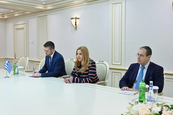 Media.az - Новости Азербайджана - Сахиба Гафарова встретилась с послом Греции в Азербайджане