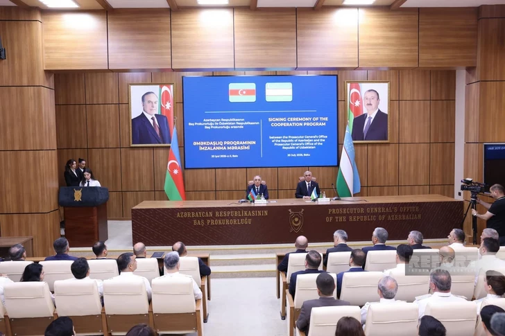 Media.az - Новости Азербайджана - Генпрокуроры Азербайджана и Узбекистана подписали документ о сотрудничестве
