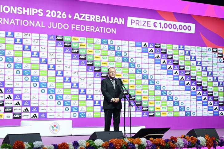 Media.az - Новости Азербайджана - Президент Ильхам Алиев принял участие в церемонии открытия чемпионата мира по дзюдо