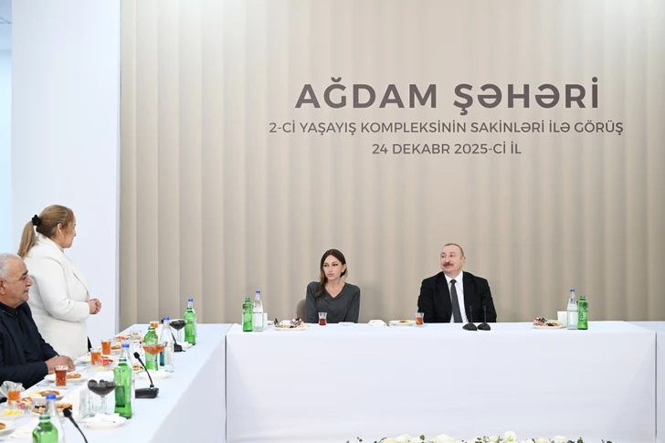 Media.az - Новости Азербайджана - Президент поучаствовал в открытии 2го жилого комплекса в Агдаме