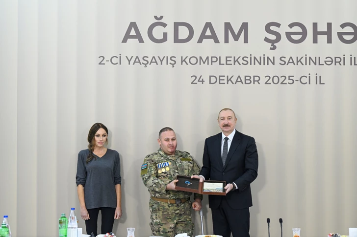 Media.az - Новости Азербайджана - Президент поучаствовал в открытии 2го жилого комплекса в Агдаме