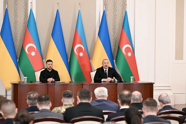 Media.az - Новости Азербайджана - Президенты Азербайджана и Украины выступили с заявлениями для прессы