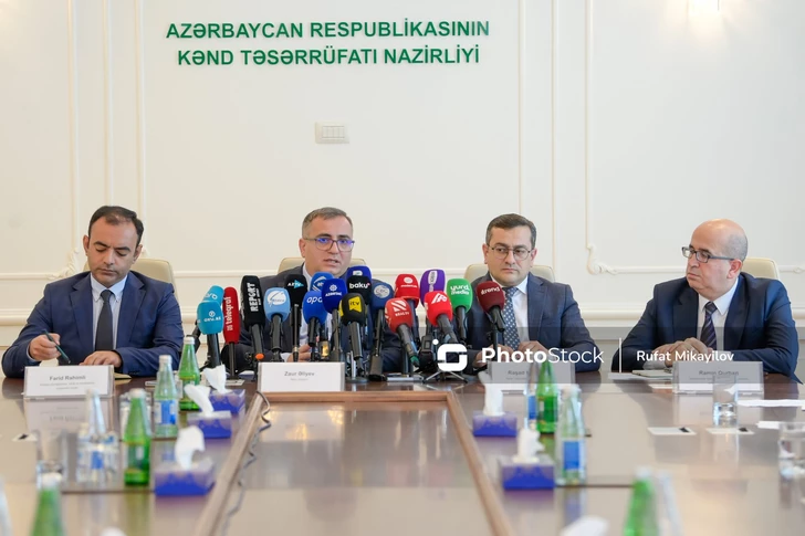 Media.az - Новости Азербайджана - В Министерстве сельского хозяйства Азербайджана проходит пресс-конференция