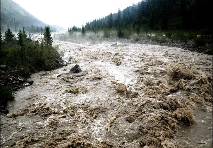Проливные дожди вызвали сель в Хачмазском районе