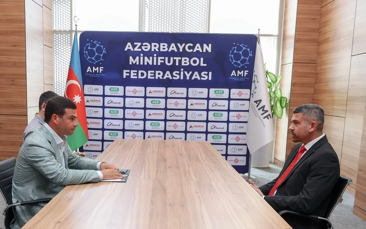 Президент Федерации мини-футбола Азербайджана встретился с главой WMF