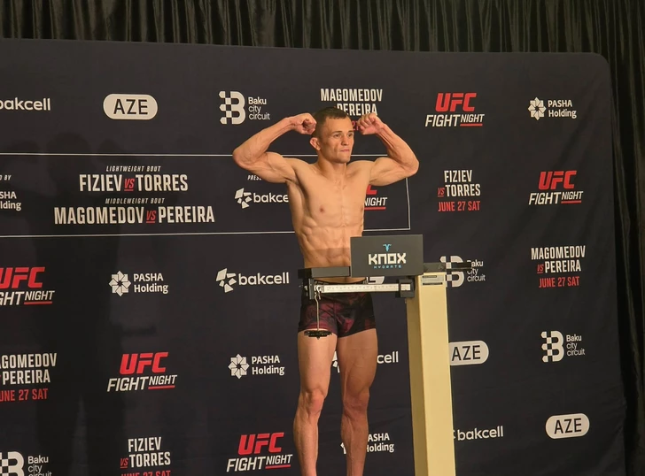 Media.az - Новости Азербайджана - Перед UFC Fight Night Baku состоялась официальная церемония взвешивания