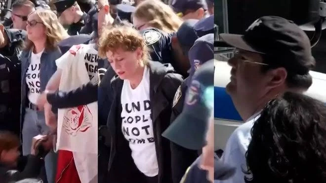 В Нью-Йорке задержаны около 100 протестующих, включая известных актрис