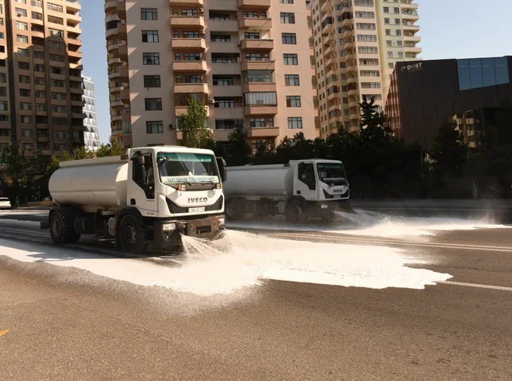 В Баку прошел общегородской субботник