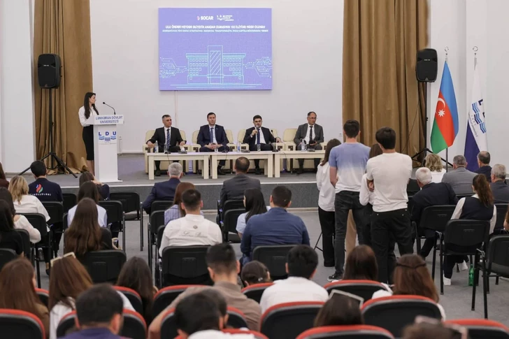 Media.az - Новости Азербайджана - Представители SOCAR встретились со студентами Лянкяранского госуниверситета