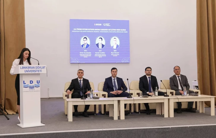 Media.az - Новости Азербайджана - Представители SOCAR встретились со студентами Лянкяранского госуниверситета