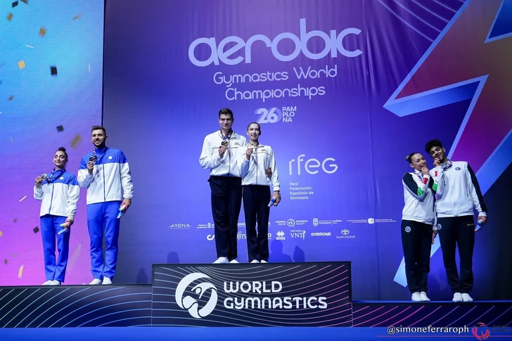 Азербайджанские гимнасты завоевали «серебро» на чемпионате мира в Испании