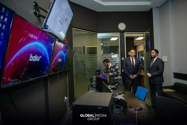 Media.az - Новости Азербайджана - Посол Беларуси в Азербайджане посетил офис Baku TV