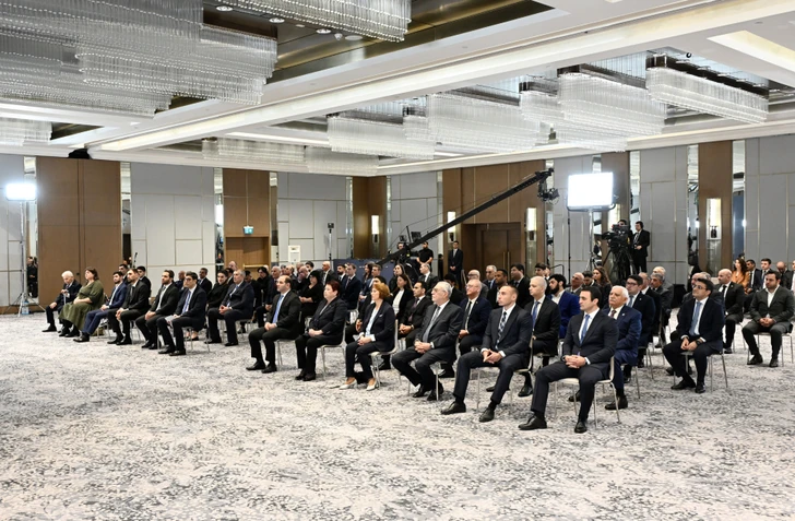 Media.az - Новости Азербайджана - Президент Ильхам Алиев принял участие  в церемонии, посвященной спортивным итогам 2024 года
