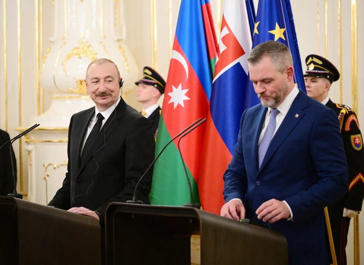 Media.az - Новости Азербайджана - Президенты Азербайджана и Словакии выступили с заявлениями для прессы
