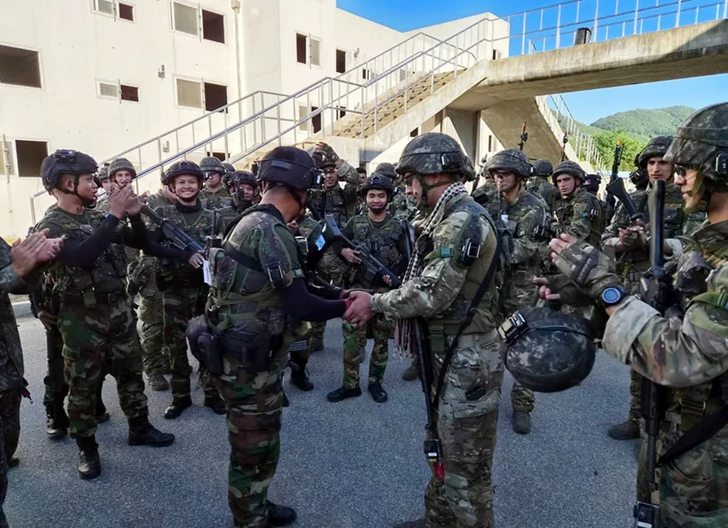 Media.az - Новости Азербайджана - Азербайджанские военнослужащие приняли участие в международных соревнованиях в Корее