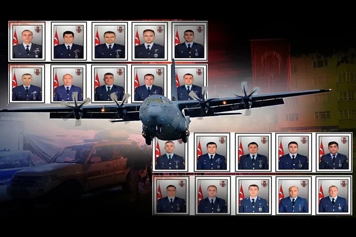 Самолет с телами 20 турецких военнослужащих прибыл из Тбилиси в Турцию