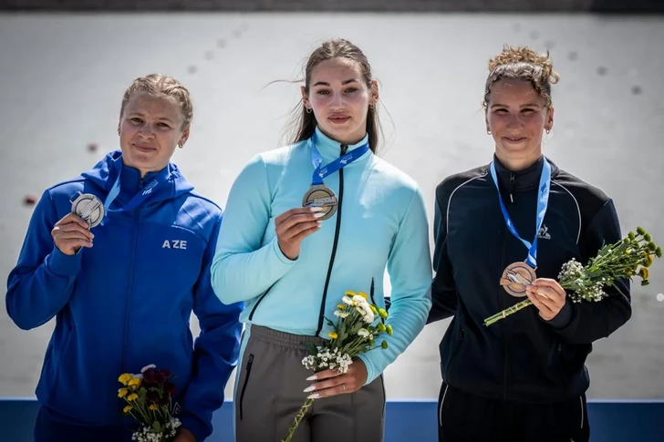 Азербайджанская каноистка взяла серебро чемпионата Европы