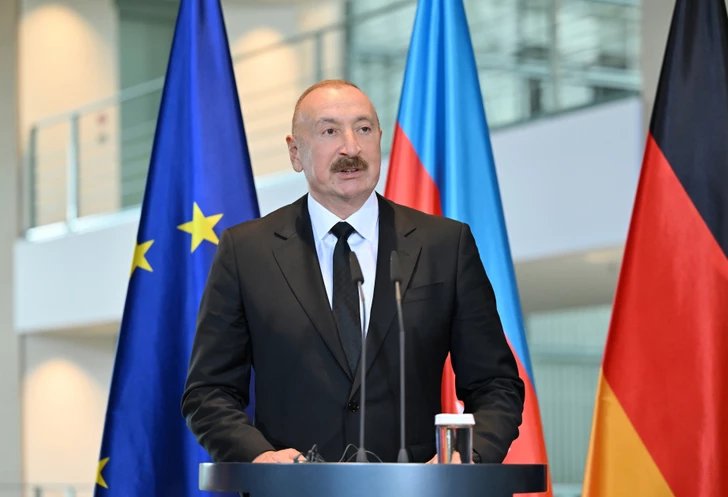 Президент: Основную часть экспорта Азербайджана в Германию составляет сырая нефть