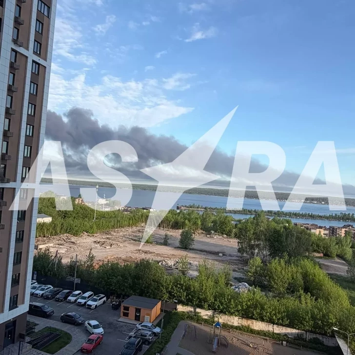 Media.az - Новости Азербайджана - В России произошел крупный пожар на производственной площадке