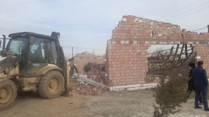 Media.az - Новости Азербайджана - В Физулинском районе снесена незаконная постройка