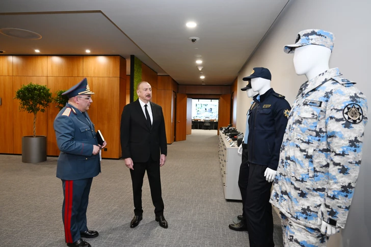 Media.az - Новости Азербайджана - Президент Ильхам Алиев принял участие в открытии нового административного здания ГТК в Баку